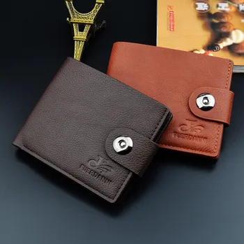 Мужской кошелек, кожаный деловой складной кошелек, роскошный бумажник, Тонкие хипстерские держатели кредитных карт, вставки, кошельки для монет, винтажные портмоне