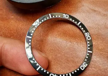 Аксессуары для часов часы для дайвинга SKX007/SKX011/6105/6309 черный зеленый заменитель керамического кольца размер нашивки 38 мм