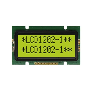 ЖК-панель 5V 1202 12X2 STN, совместимая с WH1202A, светодиодный желтый дисплей, параллельный порт 15P 1202A