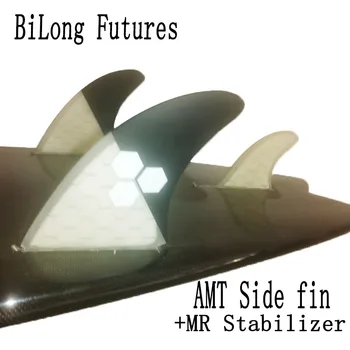 BiLong Futures AMT/ Side Twin + MR Стабилизатор Из Стекловолокна Performance CoreTri Комплект Плавников Для Доски для серфинга 3шт Комплект Ласт Для Серфинга Вейкборд