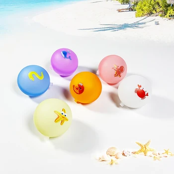 Силиконовая игрушка для пляжных игр на открытом воздухе, Мультяшный Креативный Впитывающий шар, Водяные шарики, Милая Летняя Водяная бомба, водные игры для вечеринки у бассейна