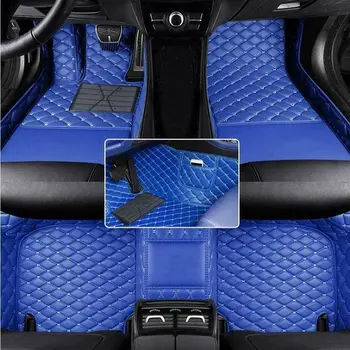 Автомобильный коврик из искусственной кожи на заказ для Fiat idea Защитит аксессуар интерьера вашего автомобиля