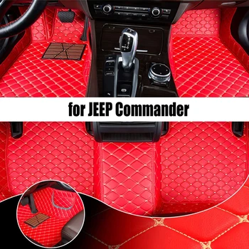 Изготовленный на Заказ Автомобильный коврик для JEEP Commander 2018 года выпуска, Обновленная версия, Аксессуары для ног, Ковры