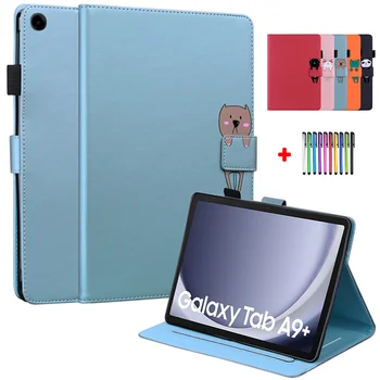 Чехол для Samsung Galaxy Tab A9 Plus 2023 11 дюймов SM-X210 X215 X216 Милый Магнитный Чехол-бумажник Tab A9 Plus Case 11.0 2023