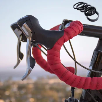 5 шт. прокладка для велосипедной гарнитуры из алюминиевого сплава, распорки для гарнитуры, подходят для прокладки для велосипедной гарнитуры для MTB велосипеда, шоссейного велосипеда