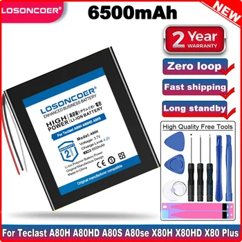 6500 мАч Аккумулятор для Teclast A80H A80HD A80S A80se X80H X80HD X80 Plus & Pro & Power Tablet PC Li-Po Перезаряжаемая Замена