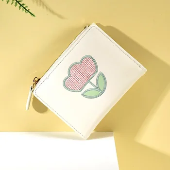 Женский кошелек-тюльпан, женская корейская версия кошельков, многофункциональный кошелек большой емкости, сумка для карт, кошелек для монет Carteras New