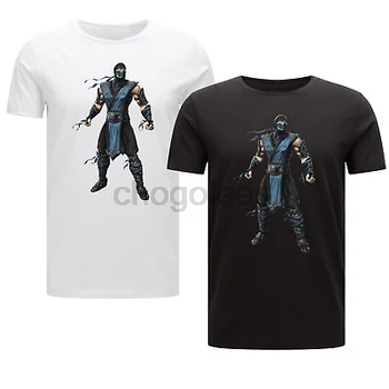 Мужская подарочная футболка Mortal Kombat Sub Zero для мальчиков