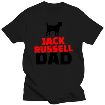 Мужская модная футболка Jack Russel Dad