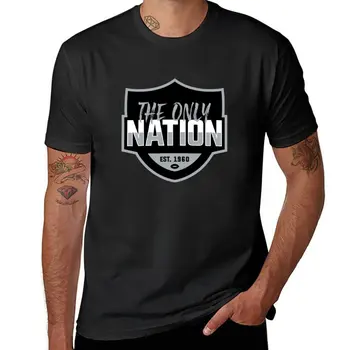 Новая футболка The Only Nation, летние топы, винтажная футболка для мальчиков, белые футболки, одежда в стиле хиппи, черные футболки для мужчин