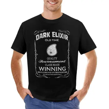 Темный эликсир, Столкновение, пюре, Победное братство, Перестрелки, Забавная подарочная футболка, быстросохнущая рубашка, мужская футболка
