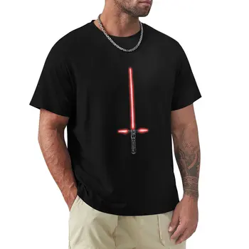 Футболка Kylo'Ren со световым мечом для мальчика, эстетичная одежда для любителей спорта, футболки оверсайз для мужчин