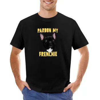 Простите моего Французика, Забавная футболка с Французским Бульдогом, винтажная одежда, кавайная одежда, забавные футболки для мужчин