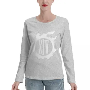 XIV - Sun W/ Футболки с длинным рукавом, рубашка с животным принтом для девочек, футболки на заказ, создайте свою собственную дизайнерскую одежду, женская роскошь