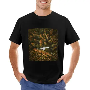 футболка airplane lost in the forest, винтажная одежда, футболка на заказ, мужские футболки, упаковка