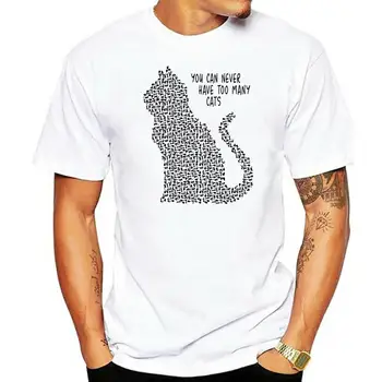 Мужская футболка У вас никогда не может быть слишком много кошек Много кошек в одной версии Женская футболка