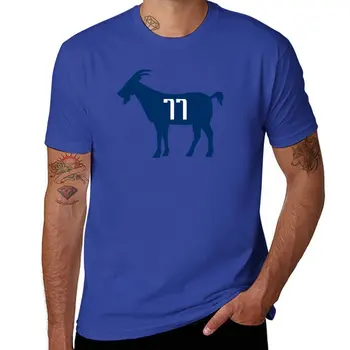DAL GOAT - 77 - светло-голубая футболка, спортивные рубашки, футболки оверсайз, мужские футболки с длинным рукавом