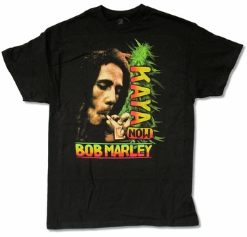 Черная футболка Bob Marley Kaya Now - новый официальный товар