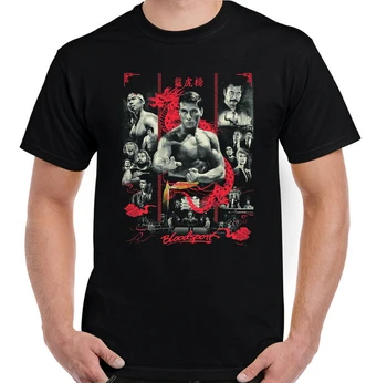 Мужская футболка Bloodsport с изображением боевых искусств Жан-Клода Ван Дамма, топ с фильмом Фрэнка Дукса (1)