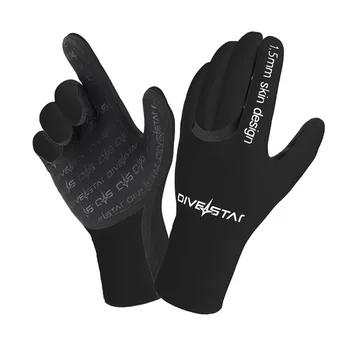 Суперэластичные перчатки 1,5 мм, перчатки для дайвинга, езды на велосипеде, лыжах, рыбалки, износостойкие, для зимнего плавания, теплые и защитные перчатки