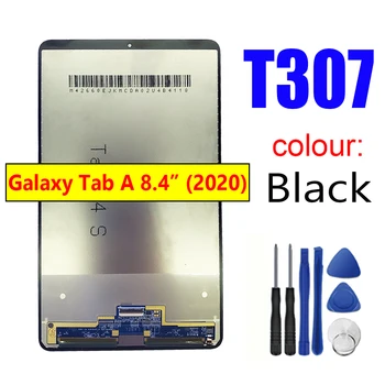 Для Samsung Galaxy Tab A 8.4 2020 T307 T307U A4 S ЖК-дисплей с сенсорным экраном в сборе, дигитайзер + инструменты