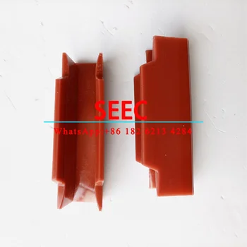 Направляющий Башмак Лифтов SEEC 120*16 мм Красная Вставка для Запасных Частей Лифта DX10A 120x16mm L120mm Groove W16mm