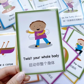 76 шт. английских флеш-карт, интерактивных обучающих карточек для родителей и детей с китайскими пособиями для детского сада, украшения класса