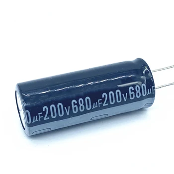 2 шт./лот 680 МКФ 200 В 680 мкФ алюминиевый электролитический конденсатор размер 18*50 200 В 680 мкФ 20%
