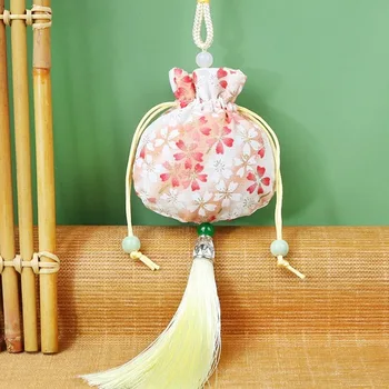 Ожерелья Чехол Многоцветная кисточка Кошелек на шнурке Женская сумка для ювелирных изделий Пустое Саше Сумка для хранения в китайском стиле