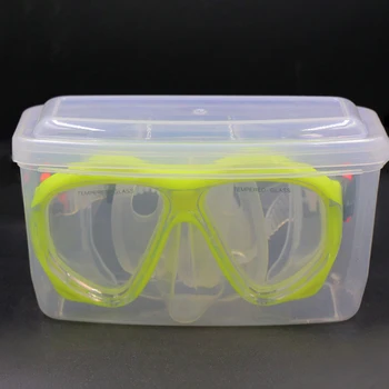 Пластиковая коробка для дайвинга из полипропилена, Зеркальная маска для подводного плавания, коробка для хранения плавательных очков, Пластиковая коробка для защиты от давления и пыли