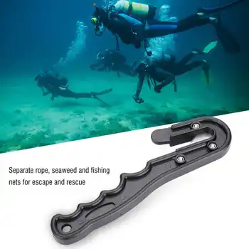 Сетчатый Лесковый Резак Рыболовная Леска Кабельный Резак Нож для Подводного Плавания с 2 Запасными Лезвиями для Аксессуаров для Плавания Sacba